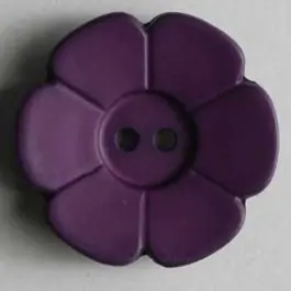 Quiltingknopf in Form einer hübschen Blume – Größe: 28mm – Farbe: lila – Art.Nr. 289089 Heißes Angebot