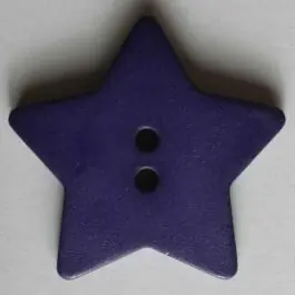 Sonderaktion Quiltingknopf in Form eines hübschen Sternes – Größe: 28mm – Farbe: lila – Art.Nr. 289038