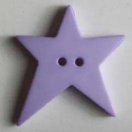 Sonderaktion Quiltingknopf in Form eines asymmetrischen Sternes – Größe: 28mm – Farbe: lila – Art.Nr. 259062