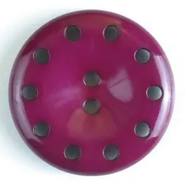Heißes Angebot Kunststoffknopf mit 10 Löchern für freie Fantasie – Größe: 38mm – Farbe: lila – Art.Nr. 380183