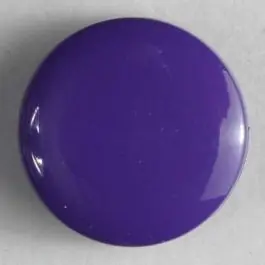 Jetzt Kaufen Modeknopf schlicht, glänzend – Größe: 15mm – Farbe: lila – Art.Nr. 201163