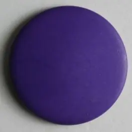 Versand Am Gleichen Tag Modeknopf schlicht, matt – Größe: 20mm – Farbe: lila – Art.Nr. 231229