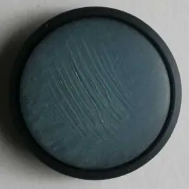 schöner Kunststoffknopf mit schmalem Rand – Größe: 25mm – Farbe: blau – Art.Nr. 330301 Letzte Chance