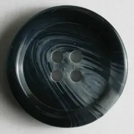 Anzugknopf mit Farbverlauf und vier Löchern – Größe: 25mm – Farbe: blau – Art.Nr. 270275 Neuheit