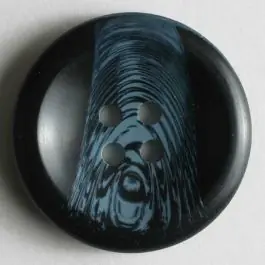 Sofort Bestellen Kunststoffknopf mit schönem Farbverlauf – Größe: 25mm – Farbe: blau – Art.Nr. 270537