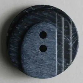 Kunststoffknopf mit stufenförmigen Erhöhungen – Größe: 25mm – Farbe: blau – Art.Nr. 310214 Großhandel