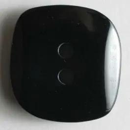 Kunststoffknopf quadratisch mit weißem Streifen an einer Seite – Größe: 28mm – Farbe: blau – Art.Nr. 360089 Direkt Vom Hersteller