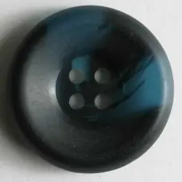 Kunststoffknopf mit wunderschöner Marmorierung – Größe: 28mm – Farbe: blau – Art.Nr. 330349 Ausverkauf