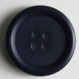 Kracherpreis Kunststoffknopf schlicht, 4 Loch – Größe: 25mm – Farbe: blau – Art.Nr. 270592