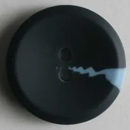 Kunststoffknopf mit Farbblitz – Größe: 23mm – Farbe: blau – Art.Nr. 300701 Original