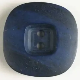 Limited Edition 2-loch Kunststoffknopf marmoriert mit viereckiger Vertiefung – Größe: 34mm – Farbe: marineblau – Art.Nr. 400074