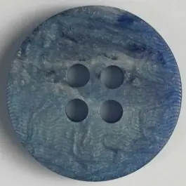 Kunststoffknopf mit marmorierten Wellen – Größe: 30mm – Farbe: blau – Art.Nr. 380113 Knallerangebot