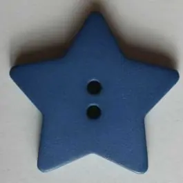 Quiltingknopf in Form eines hübschen Sternes – Größe: 15mm – Farbe: blau – Art.Nr. 189034 Sofort Bestellen