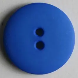 Exklusiv Modeknopf schlicht, matt, 2 Loch – Größe: 23mm – Farbe: blau – Art.Nr. 221261