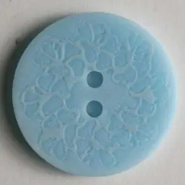 Online Kaufen Kunststoffknopf mit dezentem Muster – Größe: 23mm – Farbe: blau – Art.Nr. 300534