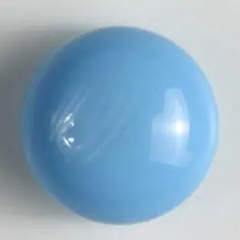 Kracherpreis Kunststoffknopf glänzende Kugel – Größe: 13mm – Farbe: blau – Art.Nr. 210614