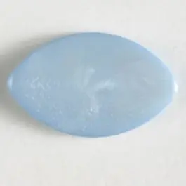 Preisknaller Kunststoffknopf in Augenform mit Öse – Größe: 34mm – Farbe: blau – Art.Nr. 372613