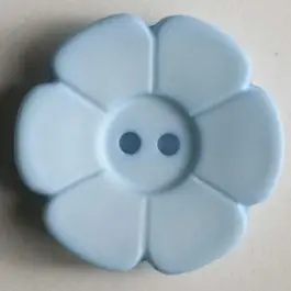 Nur Für Kurze Zeit Quiltingknopf in Form einer hübschen Blume – Größe: 28mm – Farbe: blau – Art.Nr. 289082