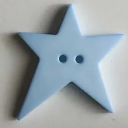 Quiltingknopf in Form eines asymmetrischen Sternes – Größe: 28mm – Farbe: blau – Art.Nr. 259057 Aktuell