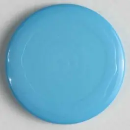 Neue Ware Modeknopf schlicht, glänzend – Größe: 25mm – Farbe: blau – Art.Nr. 303422