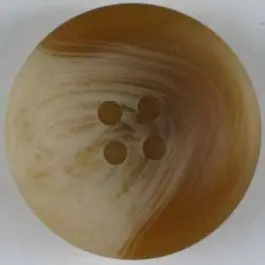 Top-Qualität Kunststoffknopf, marmormiert, 4 Loch – Größe: 25mm – Farbe: braun – Art.Nr. 290008