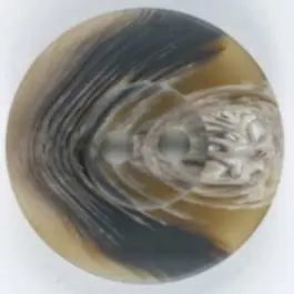 Sichere Zahlung Kunststoffknopf mit interessantem Farbverlauf -Größe: 18mm – Farbe: braun – Art.Nr. 251368