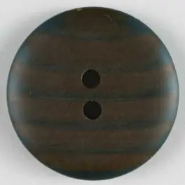 Kunststoffknopf mit dezenten Streifen – Größe: 14mm – Farbe: braun – Art.Nr. 201146 Preis Gesenkt