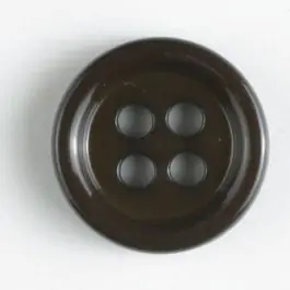 Letzte Chance Modeknopf – Größe: 9mm – Farbe: braun – Art.-Nr.: 170518