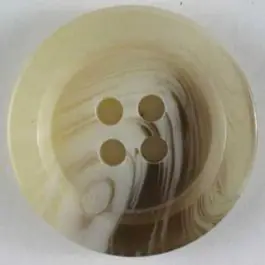 Neue Ware Anzugknopf mit Farbverlauf und vier Löchern – Größe: 20mm – Farbe: beige – Art.Nr. 230136
