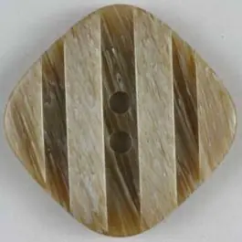 Kunststoffknopf mit streifenförmigen Einkerbungen – Größe: 23mm – Farbe: beige – Art.Nr. 300435 Original