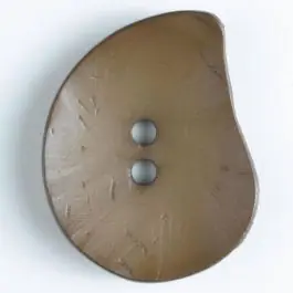 Billig Modeknopf – Größe: 50mm – Farbe: braun – Art.-Nr.: 390129