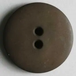 Modeknopf schlicht, matt, 2 Loch – Größe: 28mm – Farbe: braun – Art.Nr. 260523 Neu Im Sortiment