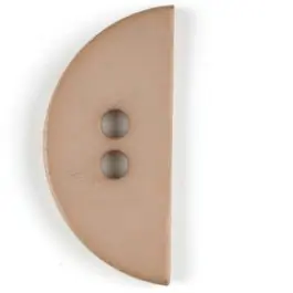 Abverkauf Kunststoffknopf, halbrund, 2 Loch – Größe: 55mm – Farbe: beige – Art.Nr. 420059