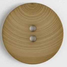 großer Kunststoffknopf mit ungewöhnlichem Streifenmotiv mit 2 Löchern – Größe: 54mm – Farbe: beige – Art.Nr. 450085 Preisreduziert