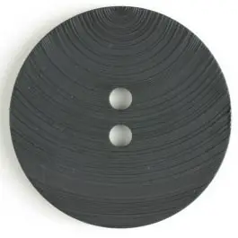 Jetzt Zugreifen großer Kunststoffknopf mit ungewöhnlichem Streifenmotiv mit 2 Löchern – Größe: 54mm – Farbe: schwarz – Art.Nr. 450084