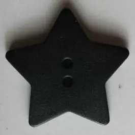 Quiltingknopf in Form eines hübschen Sternes – Größe: 28mm – Farbe: schwarz – Art.Nr. 289028 Preis Gesenkt