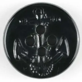 Ankerknopf – Größe: 25mm – Farbe: schwarz – Art.Nr. 300831 Kostenfreie Lieferung