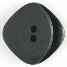 Preisknaller Modeknopf viereckig, matt, an einem Eck glänzend – Größe: 25mm – Farbe: schwarz – Art.Nr. 290154