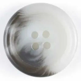 Solange Der Vorrat Reicht Kunststoffknopf mit schönem Farbverlauf –  Größe: 23mm – Farbe: grau – Art.Nr. 260914