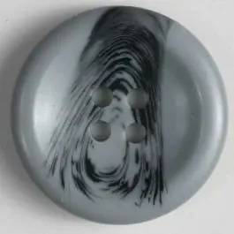 Versand Am Gleichen Tag Kunststoffknopf mit schönem Farbverlauf – Größe: 25mm – Farbe: grau – Art.Nr. 270533