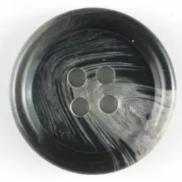 Anzugknopf mit Farbverlauf und vier Löchern – Größe: 20mm – Farbe: grau – Art.Nr. 230125 Ausverkauf