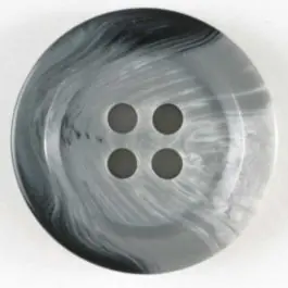 Anzugknopf mit Farbverlauf und vier Löchern – Größe: 20mm – Farbe: grau – Art.Nr. 230133 Expressversand