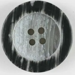 Heißes Angebot Kunststoffknopf mit auffallend schöner Marmorierung und breitem Rand – Größe: 28mm – Farbe: grau – Art.Nr. 330440