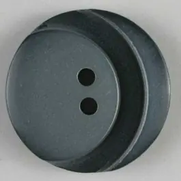 Kunststoffknopf mit geschwungenem Dekor – Größe: 23mm – Farbe: grau – Art.Nr. 280439 Bestpreis