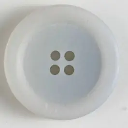 Ausverkauf 4-loch Kunststoffknopf mit breitem Rand – Größe: 28mm – Farbe: grau – Art.Nr. 380226