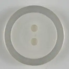 Kunststoffknopf schlicht mit Rand – Größe: 18mm – Farbe: weiß – Art.Nr. 251534 Beliebt