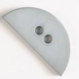 Kunststoffknopf, halbrund – Größe: 55mm – Farbe: grauKunststoffknopf, halbrund, 2 Loch – – Art.Nr. 420058 Premium