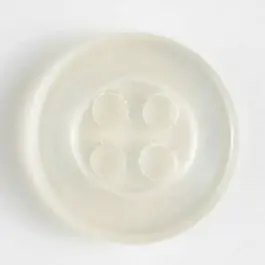 Kunststoffknopf mit 4 großen Löchern – Größe: 14mm – Farbe: weiß – Art.Nr. 190908 Angebot