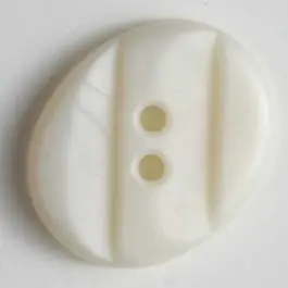 Gleich Bestellen Modeknopf oval, dreifach unterteilt – Größe: 20mm – Farbe: weiß – Art.Nr. 250597