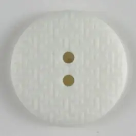 Modeknopf Riffelblechlook, 2 Loch – Größe: 15mm – Farbe: weiß – Art.Nr. 221550 Schnäppchen